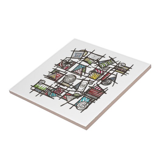 Bric A Brac-Stylish Modern Geometric Art Fliese (Seite)