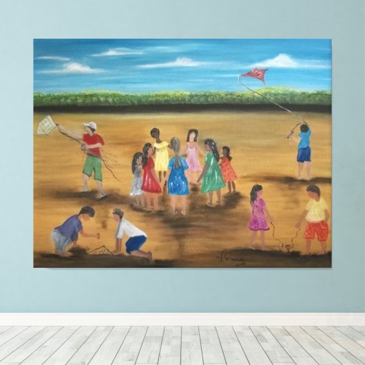 Bricadeiras Leinwanddruck (Insitu (Holzboden))