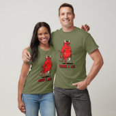Brich dir ein Bein, roter Teufel T-Shirt (Unisex)