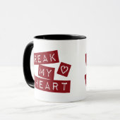 Brich Mein Herz Tasse (Vorderseite Links)