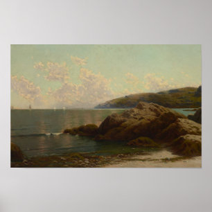 Bricher Küstenlandschaft Poster