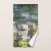 Brick Abstrakt Summer Green Bad Set (Handtuch)