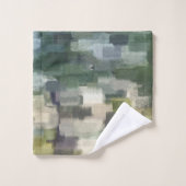 Brick Abstrakt Summer Green Bad Set (Waschlappen)