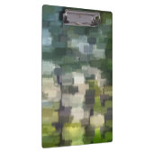 Brick Abstrakt Summer Green Klemmbrett (Rechts)