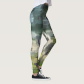 Brick Abstrakt Summer Green Leggings (Rechts)