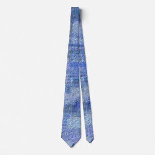Brick Abstrakt Winter Blues Neck Tie Krawatte
