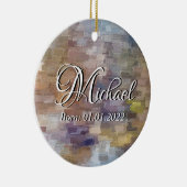 Brick Abstrakt Winter Fall Baby Ornament (Rechts)