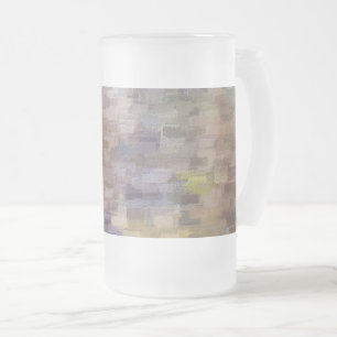 Brick Abstrakt Winter Fall Mattiert Glass Ber Tass Mattglas Bierglas