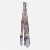 Brick Abstrakt Winter Fall Neck Tie Krawatte (Rückseite)