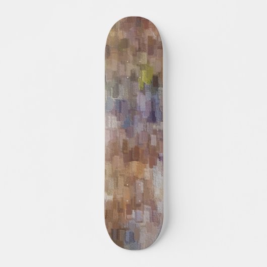 Brick Abstrakt Winter Fall Skateboard (Vorne)