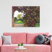 BRICK ARCHED DOORWAY/VINE DECKTE BRICK WALL LEINWANDDRUCK (Insitu (Wohnzimmer))