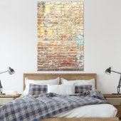 Brick Art Leinwand (Insitu (Schlafzimmer))