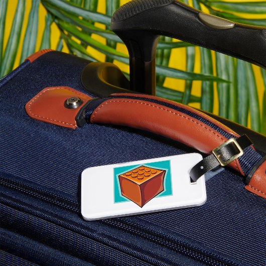 Brick Block Fun Building Toy Gepäckanhänger