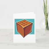 Brick Block Fun Gebäude Toy Karte (Vorderseite)