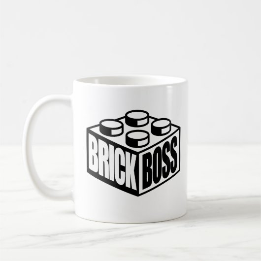 Brick Boss Shirt Kaffeetasse (Links)