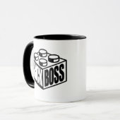 Brick Boss Tasse (Vorderseite Links)