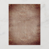 Brick Botanical Wedding Green Details Begleitkarte (Rückseite)