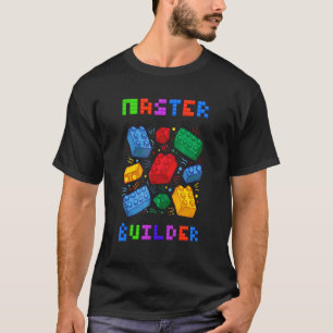 Brick Builder Blöcke Meister Erbauer T-Shirt