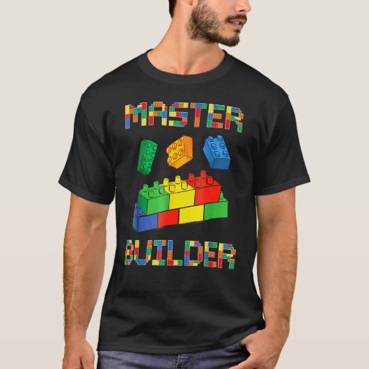 Brick Builder Blocks Building Master Builder Toys T-Shirt (Vorderseite)