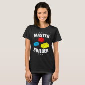 Brick Builder Blocks Building Master Builder Toys T-Shirt (Vorne ganz)