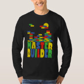 Brick Builder  Blocks Master Builder T-Shirt (Vorderseite)