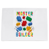 Brick Builder Funny Blocks Gebäude Master Builder Große Geschenktüte (Vorderseite)