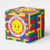 Brick Builder Mann Geburtstag anpassbar Geschenkschachtel (Vorderseite)