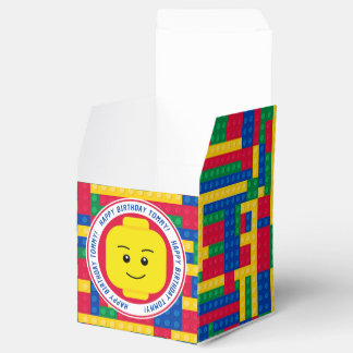 Brick Builder Mann Geburtstag anpassbar Geschenkschachtel