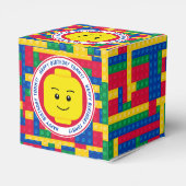 Brick Builder Mann Geburtstag anpassbar Geschenkschachtel (Rückseite)