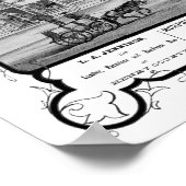 Brick Business Row New Castle Indiana Poster (Ecke)