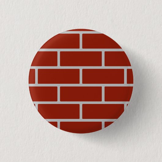 Brick Button (Brick Red & Gray) (Vorderseite)