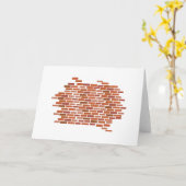 Brick by Brick Karte (Gelbe Blume)