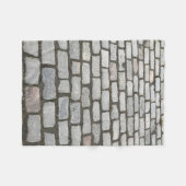 Brick Cobblestone Street Pathway Naturofotografie Fleecedecke (Vorderseite (Horizontal))