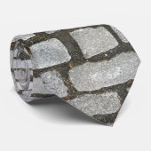 Brick Cobblestone Street Pathway Naturofotografie Krawatte (Gerollt)