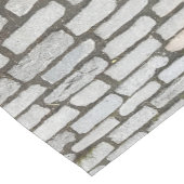 Brick Cobblestone Street Pathway Naturofotografie Kurzer Tischläufer (Ecke)