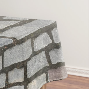 Brick Cobblestone Street Pathway Naturofotografie Tischdecke