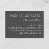 Brick Cobblestone Street Pathway Naturofotografie Visitenkarte (Rückseite)