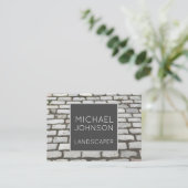 Brick Cobblestone Street Pathway Naturofotografie Visitenkarte (Stehend Vorderseite)