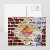 Brick Diamond Postcard Postkarte (Vorne/Hinten)