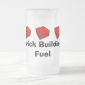 Brick Gebäude Fuel Mattglas Bierglas (Mittel)