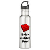 Brick Gebäude Fuel Tumbler Edelstahlflasche (Vorderseite)