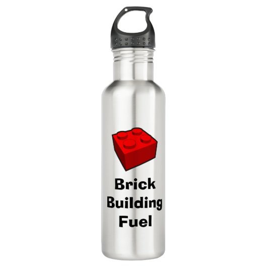 Brick Gebäude Fuel Tumbler Edelstahlflasche (Vorderseite)