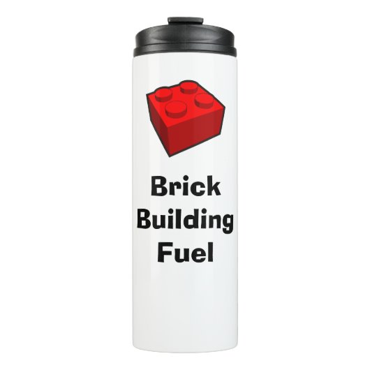 Brick Gebäude Fuel Tumbler Thermosbecher (Vorderseite)