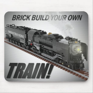 Brick gebaute Northern-Lokomotive-Mauspad Mousepad