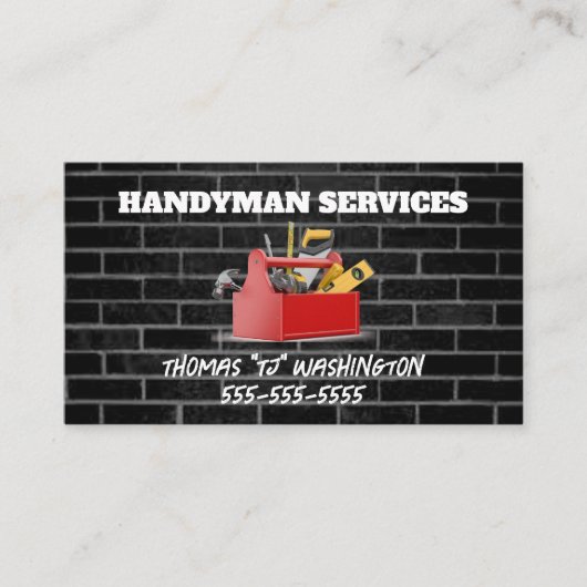 Brick Handyman Visitenkarte (Vorderseite)