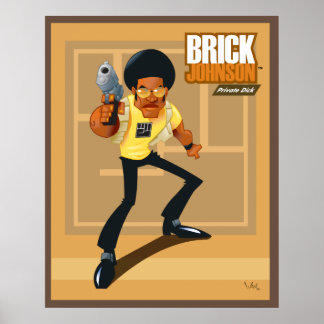 Brick Johnson. Privater Dick! Poster