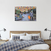 Brick Lane Leinwand (Insitu (Schlafzimmer))