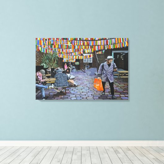 Brick Lane Leinwand (Insitu (Holzboden))