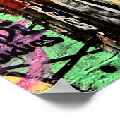 Brick Lane Street Art London (1119) Poster (Ecke)