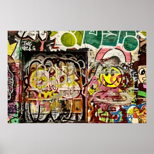 Brick Lane Street Art London (1119) Poster (Vorne)